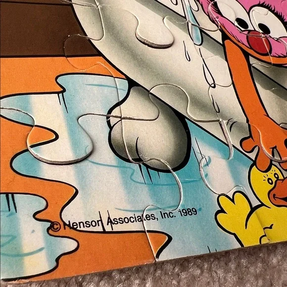 VINTAGE Muppet Babies nostalgic 1980s 60 piece puzzle Kermit Gonzo Fozzy Animal - Picture 13 of 17